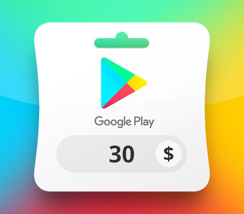 000_202503280955_Play_Google-800x700-usd-30 Google Play USD 30 Gift Card US - Image 1