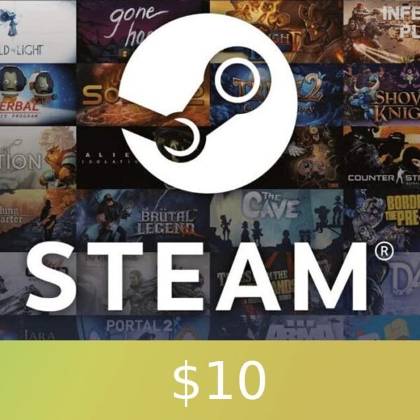Steam Gift Card $10 Global Activation Code