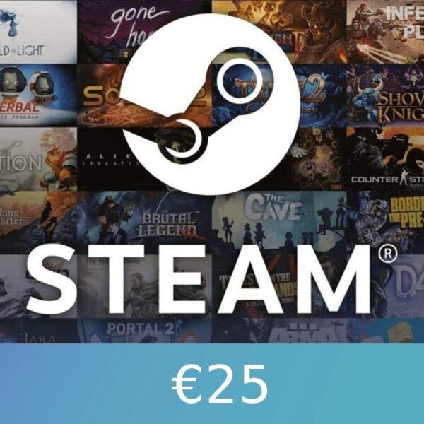 Steam Gift Card €25 Global Activation Code