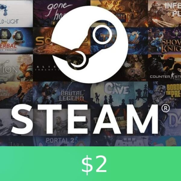 Steam Gift Card $2 Global Activation Code