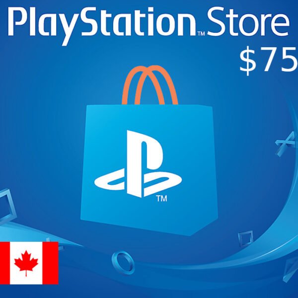 PlayStation Network CAD 75 Gift Card CA