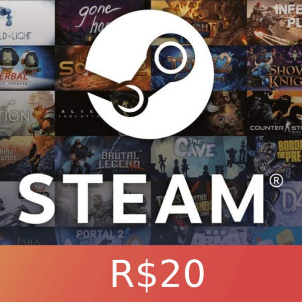 Steam Gift Card 20 BRL Global Activation Code