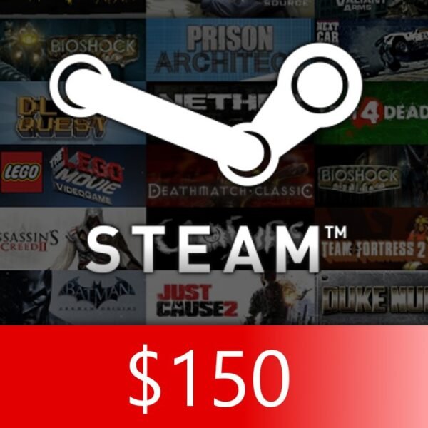 Steam Gift Card $150 HKD HK Activation Code